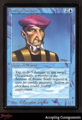 1993 Magic The Gathering Beta Edition #74 Prodigal Sorcerer C • $0.99