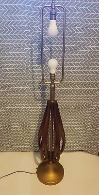 Vintage 1950's Mid Century Modern Teak Modern Design Eames Era Danish Lamp • $895