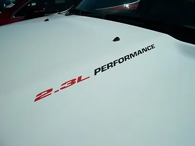 2.3L PERFORMANCE (pair) Hood Sticker Decals Ford Mustang Focus Explorer Ranger • $11.99