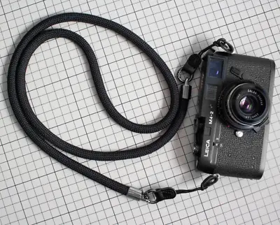 Rope Camera Neck Strap Vintage Shoulder Strap Mirrorless DSLR Cameras - Black • £14