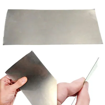 High Purity Silver Gray Pure Nickel Ni Metal Foil Plate Thin Sheet • £7.19