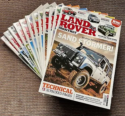 Land Rover Monthly Magazine 2014 Complete Year Job Lot Bundle • £52