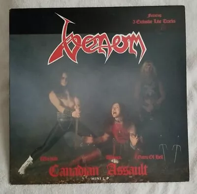 Venom–Canadian Assault (1984-85 Neat/Banzai/Polygram Records BAM 1002 Canada} • $39.99