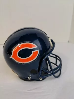 Chicago Bears Helmet Die Cast Coin Bank Vintage 1995 Metal NFL • $30