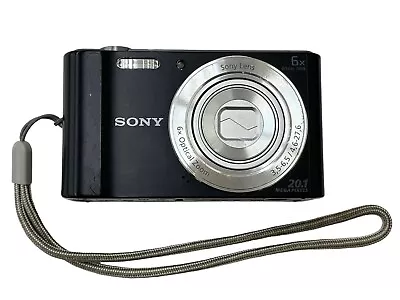 Sony Cyber-shot DSC-W810 20.1MP Digital Camera 6x Optical Zoom Black Japan F/S • $179