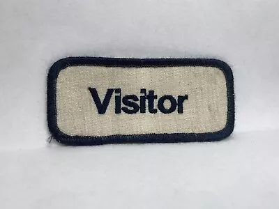 Visitor Used Embroidered Vintage Sew On Name Patch Tags Assorted Colors • $6