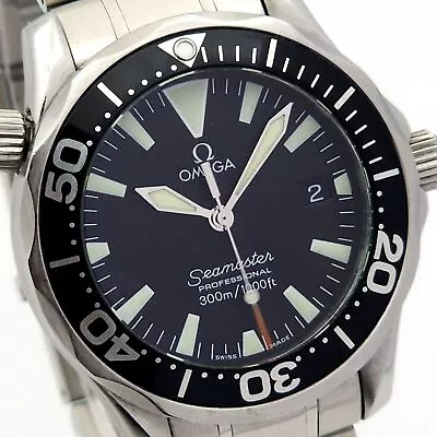 Omega Seamaster Professional Ref.2262.50 Cal.1538 Date Quartz Mens Watch Auth • $4357.30