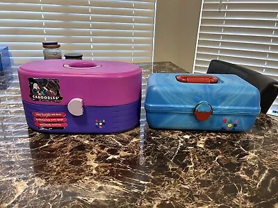 $39.99 • Buy Vintage Caboodles Makeup Storage Cases Lot Pink / Purple & Blue Incomplete