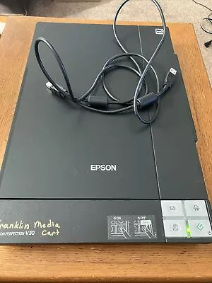 EPSON Perfection V30 Flatbed Scanner Photo Document With Power & Computer Cable • $45