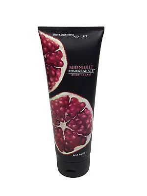 Bath & Body Works Pleasures Midnight Pomegranate Body Cream 8 Oz Discontinued • $24.95