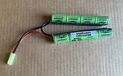 Valken NiMh 9.6v 1600mAh Split Airsoft Battery With Small Tamiya Connector • $19