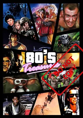 80s Movies Poster 13x19 Inches  Free Shipping #2 • $17.75