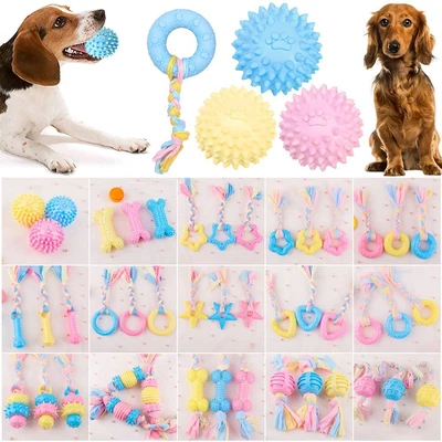 £3.29 • Buy Bite-Resistant Hedgehog Ball Tooth Cleaning Pets Chewing Toy Pet Toy Dog Ball