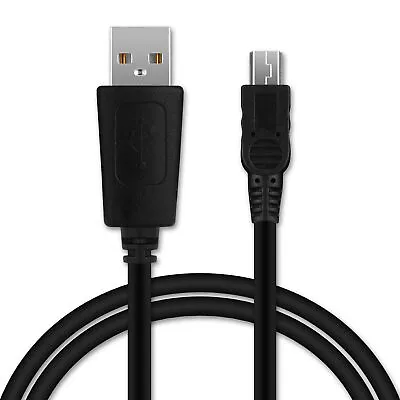  USB Cable For Navman F450 F350 F460 F10 S70 N60i ICN 630 Charging Cable 1A Black • £7.09