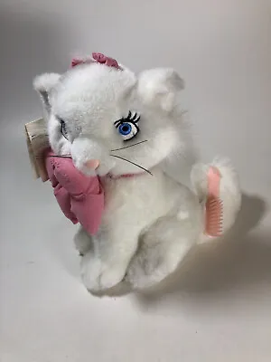 Disney Store Vintage The Aristocats Marie 9  Plush With Attached Pink Brush Tags • $16.93