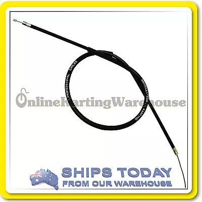 GO KART THROTTLE CABLE ACCELERATOR CABLE HEAVY DUTY BLACK 1260 Mm By Kartelli • $24.95