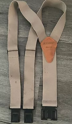 Dickies Perry Y Back Dominican Republic Tan Suspenders - Adjustable Y-Back • $10