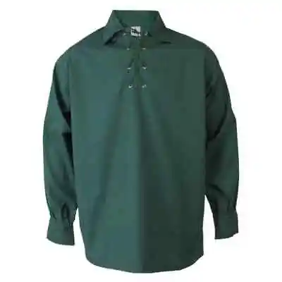 $38 • Buy Jacobite Ghillie Kilt Shirt Sea Green