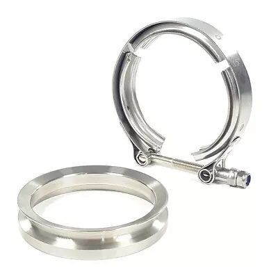 $32.89 • Buy 4  INCH V-Band Clamp Flange For Borg Warner S200 S200-SXE S300 S300-SXE S200SX