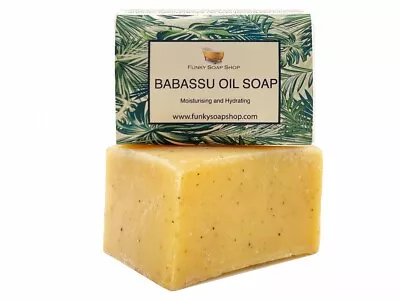 1 Piece Babassu Oil Soap 100% Natural Handmade 120g  • £6.65