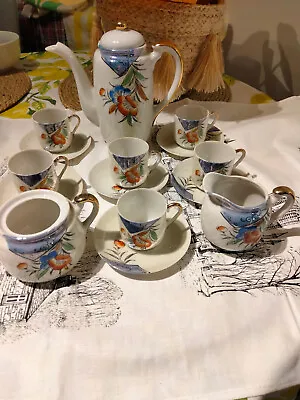 Klimax Japanese Tea/Coffee Set Porcelan/hand Painted • £25