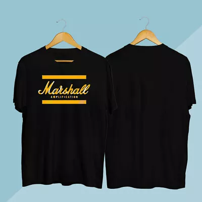 New Shirt Marshall Amplification Logo Speaker Headphones T Shirt SIZE S - 2XL US • $17.99