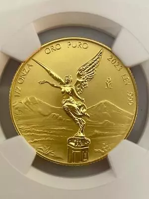 2023 Mexico 1/2 Onza Oro Reverse PROOF Libertad Gold Coin MS 70 NGC 1st Release • $1125