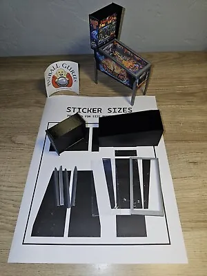 Mini Jersey Jack Pinball Machine DIY Scale Model *Blank “Make Your Own” Kit • $29.99