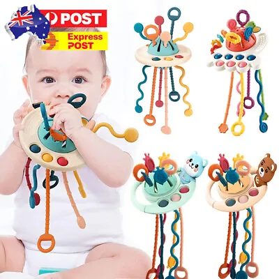 $15.79 • Buy Baby Sensory Toys Fun Montessori Toddler Silicone Toys For Baby Educational AU
