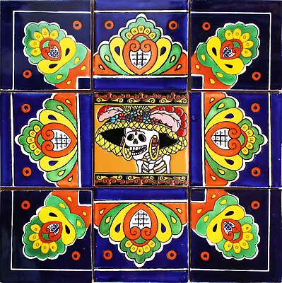 Alba Mexican Tile Set Backsplash Mural • $75.99