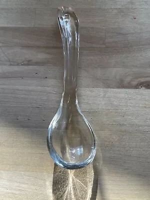 Vintage Pressed Glass Condiment Spoon 5.75  Long • $15