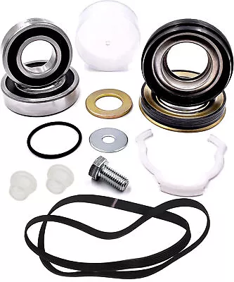 Maytag MLG2000AWW Washer Lip Seal Premium Bearings & Belt Kit • $99.95