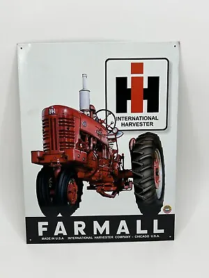 Farmall 400 International Harvester Tractor Tin Metal Sign 1999 Vintage • $11.69