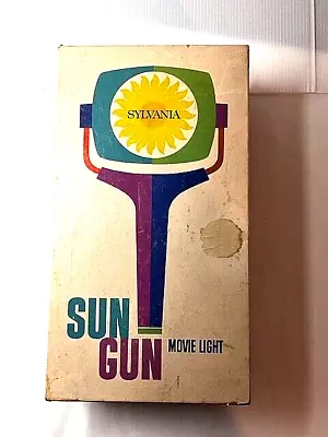 Vintage Sylvania Sun Gun Movie Light Model SG-50 In Original Packaging - WORKS! • $14.95