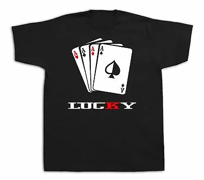 Lucky Grand Master Chess Card King Joker Poker T Shirt Funny Friendly Gift Tee • $24.94