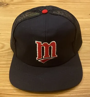 Vintage Minnesota Twins SnapBack Trucker Hat Twins Enterprise Cap MLB • $29.95