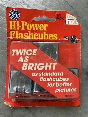 Vintage GE Hi-Power Flashcubes. 5 Cubes In Total. Open. • $9.99