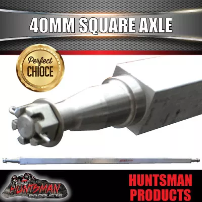 $131 • Buy Galvanised Trailer Axle 40mm Square,68 .  1725mm. 1000kg, Boat Trailer Jetski