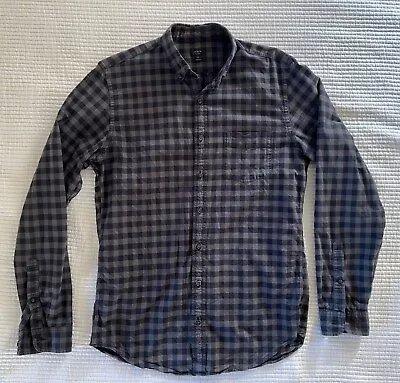 J Crew Gingham Oxford Shirt Medium Tall MT TM • $29.99