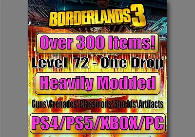 Borderlands 3 - OVER 300 MODDED ITEMS! Bundle Or Other Bundles - PC/PS4/PS5/XBOX • $9.99