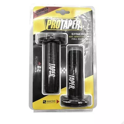 ProTaper Handlebar Grips Motorcycle Black Hand Grip Motocross Off Road Dirtbike • $13.90