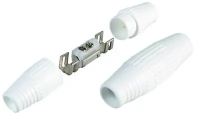 £2.55 • Buy Coax Coaxial Coupler Joiner Easy Fit Tv Aerial Satellite Etc 