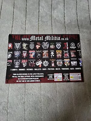 Tpgm9 Advert 5x8 Metal Militia : Hoodies. Trousers. Belts. Patches • $7.45