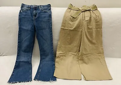 $10.10 • Buy Lot Of Girl Pants Size 13-14 Years Zara, Jamie Flare Excellent Condition 