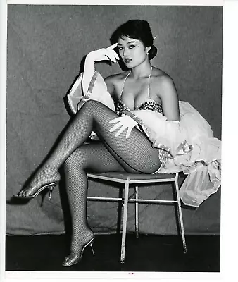 Vintage 8x10 Photo Miss Tokyo 1959 New Frontier Hotel Las Vegas Holiday In Japan • $15.99