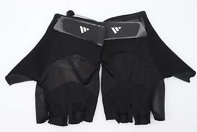 Adidas Training Gym Workout Gloves - Black Ht3932 - Unisex Men Women - L • £21.99