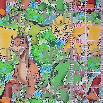 Custom 100% Cotton Woven Fabric The Land Before Time Movie By The 1/4 Yard 9x56 • $5.49