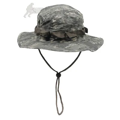 Classic Us Combat Army Style Gi Boonie Bush Jungle Hat Sun Cap Cotton Ripstop • £13.95