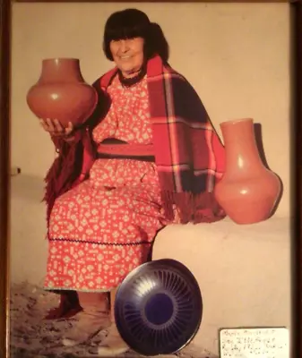 Vintage Photograph Maria Martinez Pueblo Pottery Portrait  • $80.08