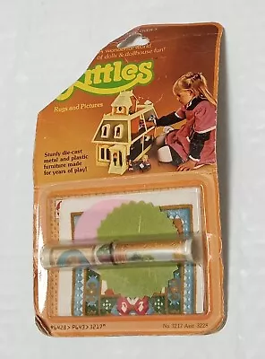 Mattel The Littles Rugs And Pictures Doll House Furniture NEW SEALED 1980 • $49.95